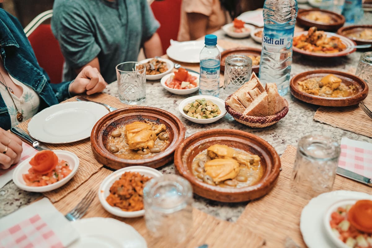 Cena tipica a Medina
